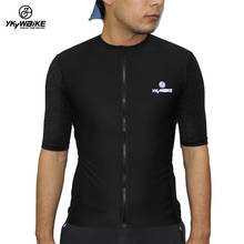 Ykywbike camisa masculina de verão para ciclismo, jérsei respirável, equipe esporte de corrida, bicicleta esportiva, vestuário curto bicicleta, camisa preta, 2021 2024 - compre barato