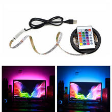 RGB LED Strip Light Tape USB LED Light For TV Backlight Atmosphere Decoration PC Kitchen Bedroom Table Decor Lighting Lamp Decor 2024 - buy cheap