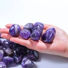 Mokagy pedras preciosas polidas 18mm-25mm, cristais naturais, pedras preciosas que cura, ametista, cascalho 2024 - compre barato