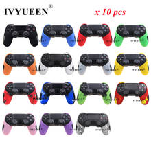 IVYUEEN 10 PCS Half Extra Thick Cover Case for Sony Playstation 4 PS4 Pro Slim Controller Soft Silicone Gel Rubber Case Skin 2024 - buy cheap