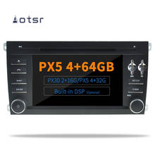 AOTSR-Radio Multimedia con GPS para coche, reproductor con Android 9,0/10,0, DVD, Bluetooth, 2 Din, DSP, para Porsche Cayenne 2003 - 2010 2024 - compra barato