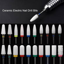 Ceramic Nozzle Nail Art Drill Bits Miller Manicure Cutter for Nail Drill Manicure Machine Accessory Acrylic Remove Gel Tips 2024 - buy cheap