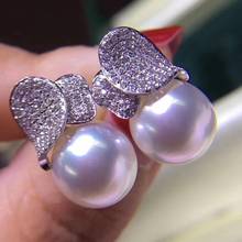 925 Sterling Silver Stud Earrings Mountings Findings Component Jewelry Parts Fittings for Pearls Coral Jade Agate Beads Stones 2024 - buy cheap