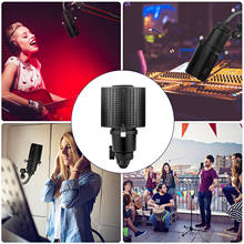 Escudo de isolamento de microfone, absorve o filtro, isolação voz, painel de alumínio, condensador, microfone, equipamento de gravação, estúdio 2024 - compre barato