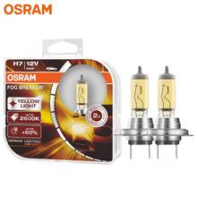 OSRAM Fog Breaker H7  Yellow Color Auto Head Light Lamps Bulb Hi/Lo Beam Original Headlight 12V 55W 2600K 62210FBR (2PCS) 2024 - buy cheap