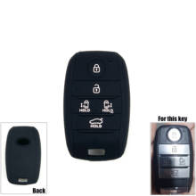 Silicone Car Key Case 5Button Smart Key Case Cover For Kia Grand/Carnival/Sorento/Sedona Car Styling 2024 - buy cheap