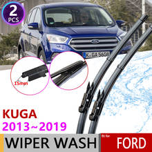 Для Ford KUGA 2013 ~ 2019 Mk2 автомобильные щетки стеклоочистителя побег покрытие ветрового стекла ветровое стекло автомобильные аксессуары наклейки 2024 - купить недорого