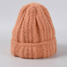 Вязаные шапки, шапка, однотонная зимняя теплая мягкая эластичная шапка, спортивная шапка, Лыжные шапки для мужчин и женщин, разноцветные шапки, шапки 2024 - купить недорого