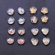 30 PCS 5*4mm Earrings Set Metal Silicone Ear Plugging Earring Back Stopper Flower Heart Round DIY Earrings Accessories 2024 - buy cheap