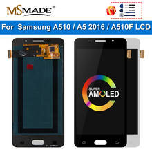 Pantalla LCD Super AMOLED para móvil, montaje de digitalizador táctil para Samsung Galaxy A5 2016, A510F, A510M, A510FD, A5100, A510Y 2024 - compra barato