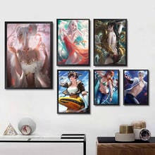 Póster de cartón blanco para decoración de pared, pintura de pared impresa de buena calidad, carteles artísticos para habitación del hogar, Sexy, juego de belleza, 9 2024 - compra barato