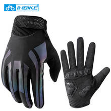 INBIKE Reflective Cycling Gloves Men Women Winter Full Finger Touch Screen Windproof Warm Sports MTB Bike Bicycle Gloves MF319 2024 - buy cheap