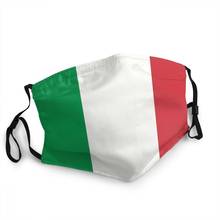 Homem bandeira da itália máscara anti haze italiano patriótico proteção respirador lavável boca muffle 2024 - compre barato