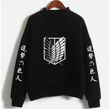 SUNOWE Attack on Titan Sweatshirt Hoodies Women Men Oversized Harajuku Hoodie Korean Style Streetwear Tops Long Sleeve Pullovers 2024 - buy cheap