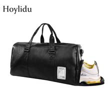 Portable Travel Bag Men Women Waterproof PU Leather Business Weekend Bag Large Capacity Luggage Shoulder Crossbody Duffle Bags 2024 - buy cheap