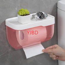 Waterproof Toilet Paper Holder Tissue Box Bathroom Storage Paper Organizer Bathroom Tissue Holder Rack Self Adhesive Wall Mount 2024 - buy cheap