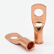 10PCS Copper Ring Lugs Crimp Terminals Set 6 Gauge 5/16" Cable Wire Soldered/Crimp Connector Non-insulated Bare Terminal 2024 - buy cheap