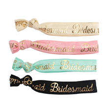 10Pcs Team Bride Hand Band Bridsmaid Head Rope Hair Accessories Bachelorette Party Decoration Supplies 2024 - buy cheap