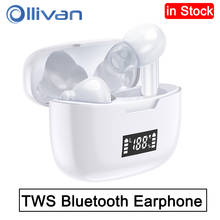 Fones de ouvido sem fio tws 2021, headset intra-auricular estéreo com bluetooth 5.0, som hi-fi, microfone para esportes, ios e xiaomi 2024 - compre barato