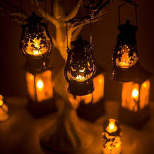 Фиолетовые практичные вечерние лампы для дома, креативный лучший подарок, мерцающий электронный дисплей, тонкий светящийся оранжевый свет ведьмы 2024 - купить недорого