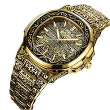Reloj de cuarzo de marca de lujo para hombre, cronógrafo informal de acero inoxidable con calendario, estilo retro de negocios 2024 - compra barato