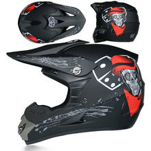Casque de corrida profissional motocross, capacete para terrenos acidentados dos desenhos animados para crianças para motocicleta 2024 - compre barato