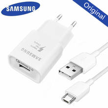 Original Samsung Fast Charger QC 3.0 charge power adapter Usb cable For Galaxy J3 J5 j7 A3 A5 A7 2016 Note 4 5 S4 S 2 S6 S7 EDGE 2024 - купить недорого