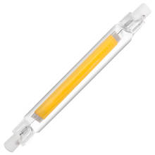 R7S LED 118mm 78mm Dimmable COB Lamp Bulb Glass Tube 30W 20W 10W Light Replace Halogen Lamp Light AC 220V 240V R7S Spotlight 2024 - buy cheap