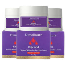 3pcs Dimollaure Kojic Acid Whitening Freckle Cream Wrinkle Removal Melasma Acne Scar Pigment Melanin Sun Spot Face Care 2024 - buy cheap