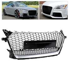 Front Bumper Grille For TTRS Style Front Mesh Grill Grille Modified Accessory Fit for Audi TT/TTS 8S 2015 2016 2017 2018  2024 - buy cheap