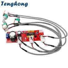 Tenghong placa amplificadora de som xr1075, bbe, processamento de som grave afiado, controle de volume de pré-amplificador doméstico, diy 2024 - compre barato