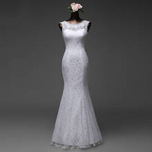 new style lace floor length Wedding dresses Mermaid  sleeveless vestido de noiva Bride dresses wedding gowns 2024 - buy cheap