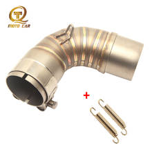 Motorcycle Exhaust Muffler 51mm Connect Mid Tube for Honda CB1000R Exhaust Middle Link Pipe 2008 2009 2010 2011 2012 2013-2016 2024 - buy cheap