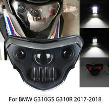 Led Headlight Motorcycle Hi low Beam DRL Red Devil Eyes for BMW G310GS G310R 2024 - buy cheap