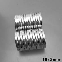 10/20/50/100/150pcs 16x2 mm Powerful Magnets 16mmx2mm Neodymium Magnet 16x2mm Fridge Permanent NdFeB Strong Magnetic 16*2 mm 2024 - buy cheap