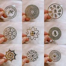 9 Styles Rune Metal Stickers Epoxy Resin Mold Fillings Jewelry Making Material Filler DIY Art Crafts Decorations 2024 - buy cheap