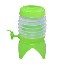 Cubo de agua portátil para coche, accesorio plegable con grifo, contenedor de agua para acampada al aire libre, 3,5 l 2024 - compra barato