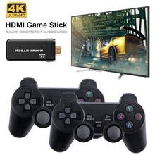Новая беспроводная USB консоль 4K Games 3500, Классическая Игровая приставка, консоль для видеоигр, 8 бит, мини-флешка с HDMI-выходом, двойной плеер 2024 - купить недорого