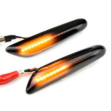 Blinker Lamp Smoke Lens LED Turn Signal Dynamic Flowing Side Marker Light for BMW E46 E36 E60 E61 E87 E88 E90 E91 X1 X3 X5 2024 - buy cheap