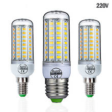 Goodland E27 LED Lamp 220V LED Bulb SMD 5730 E14 LED Light 24 36 48 56 69 72 LEDs Corn Bulbs Chandelier For Home Lighting 2024 - buy cheap