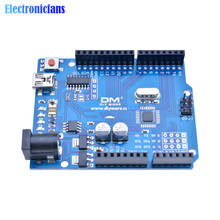 Placa microcontrolador Mini USB R3 ATmega328P, CH340G, CH340, reemplazo ATmega16U2 sin Cable USB 2024 - compra barato