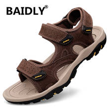 New Summer Fashion Men's Sandals Breathable Men Shoes Quality Beach Sandals Man Outdoor Casual Shoes Roman Slippers Big Size 2024 - buy cheap