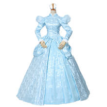 Custom Made Cinderella Costume Fancy Princess Dress Carnival Halloween Cosplay Cinderella Winter Suit Lace Up Corset 2024 - buy cheap