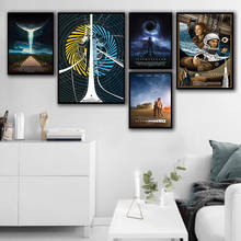 Interstellar Movie Oil Canvas Painting Posters and Prints Wall Art Pictures for Home Decor Kids Room Bedroom 2024 - buy cheap