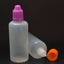 1000pcs Empty Plastic Bottle E Liquid Dropper Bottle 60ml with Childproof Cap for Eye Drop PE Soft Bottle 2024 - buy cheap