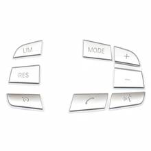 7Pcs Car Steering Wheel Button Switch Cover Trim Stickers for 1 2 3 4 5 7 Series GT3 GT5 X3 X5 X6 F10 F20 F30 E70 2024 - buy cheap