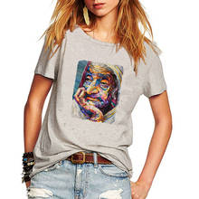 Camiseta estampa gráfica amiable homem velho, camiseta feminina casual de verão, manga curta, 5 cores, camiseta harajuku, camiseta feminina hh 1366 2024 - compre barato