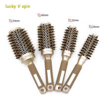Hot Selling 4 Sizes Large Round Brush 3 Inch, Hair Brush With Boar Bristle, Ceramic Brushes for Curly Hair, Ceramic Round Barre 2024 - buy cheap