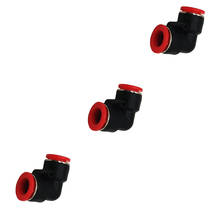 Conexión de tubería neumática de aire en forma de L roja 4mm-12mm accesorios de plástico en forma de L conectores de plástico 2024 - compra barato