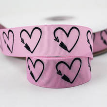 Heart ribbon gift wrap DIY handmade hair accessories accessories gifts wedding 16mm 22mm 25mm 38mm 57mm 75mm 2024 - buy cheap